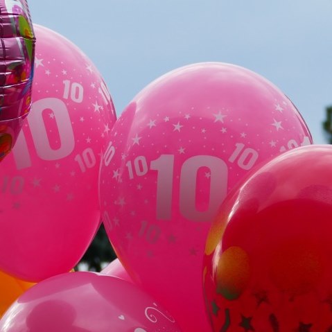 10th birthday balloon