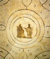 Icon of the Annunciation, Catacomb of Priscilla