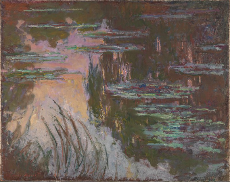 Monet: Water-Lilies, Setting Sun (1907)