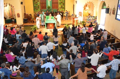 Mass at St Patrick's, Oakland CA Mass at St Patrick's, Oakland CA