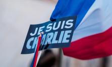 Photo of French flag and Je Suis Charlie sign