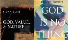 Covers of 'God, Value & Nature' and 'God is No Thing'