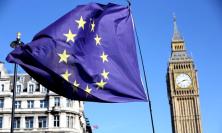 EU flag in Westminster