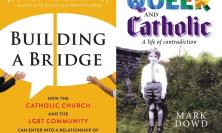 Covers of 'Builiding a Bridge' and 'Queer and Catholic'