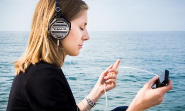 person with headphones