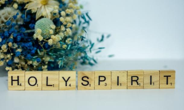 Scrabble tiles spelling Holy Spirit by Alex Shute on Unsplash